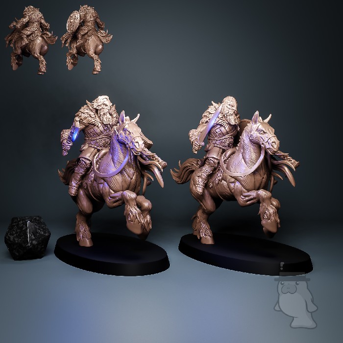 Artisan Guild – Skutagaard Warhorses – Figurines à Monter Et Peindre – Neuf